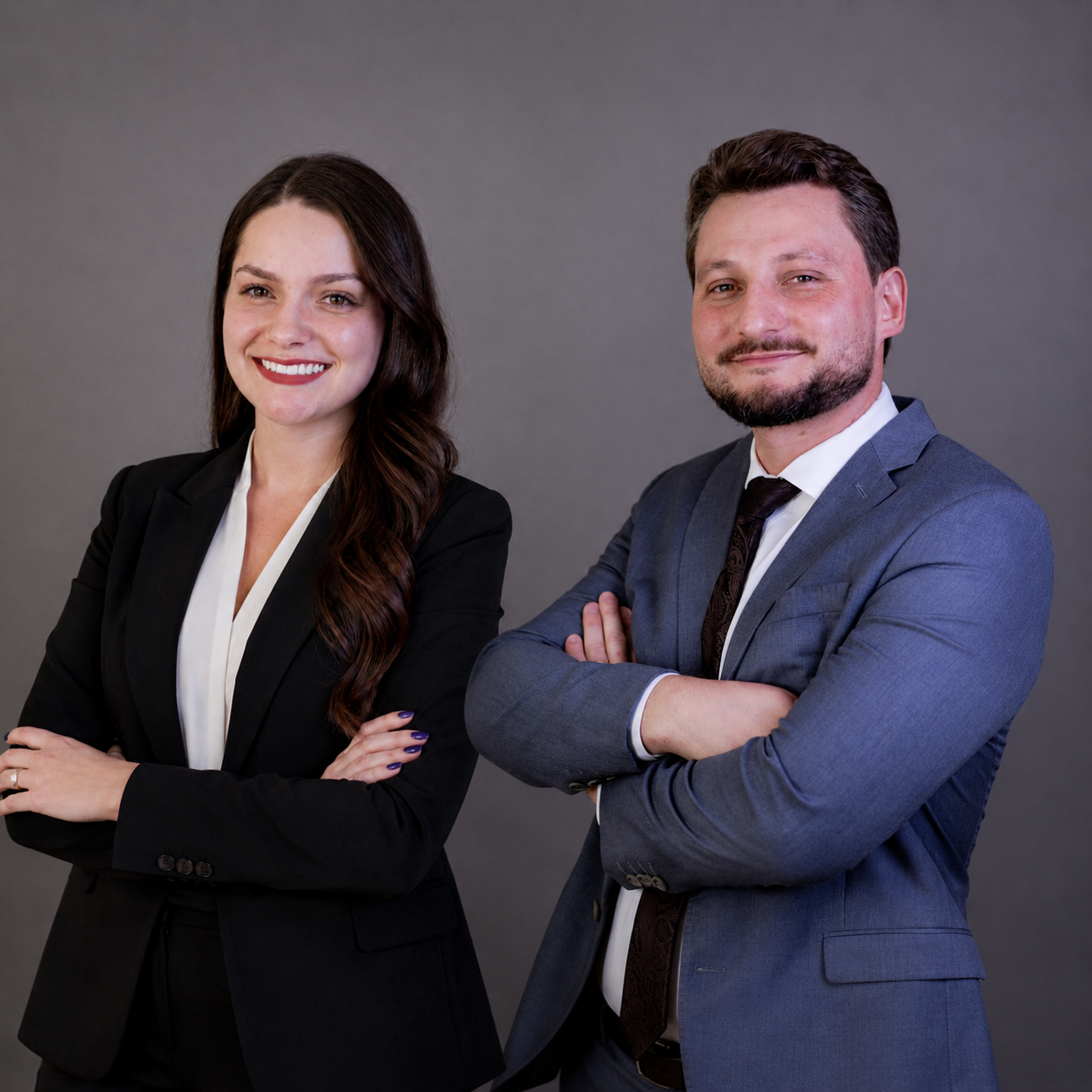 Aline Hoffmann e Augusto Tomazzoni — sócios do escritório